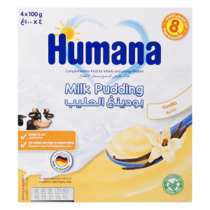 Humana B/pudding Milk Vanilla 6x400gm