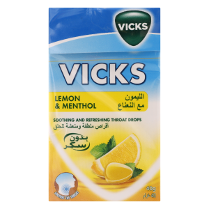 Vicks S/free Coughdrop Lemon 20x40gm 27216