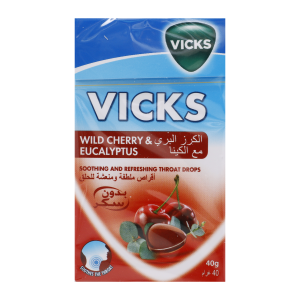 Vicks S/free Coughdrop Cherry 20x40gm 49003
