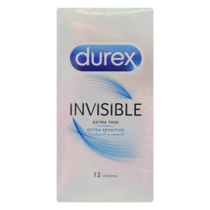 Durex Invisible Ext Thin  1x12's