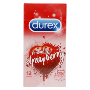 Durex Sensual Strawberry  1x12's
