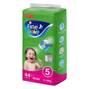 Fine B/diaper Grn Maxi #5  1x44's (10-22kg)