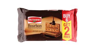 Britannia Bourbon Choc Bis 6+2 (x100gm)
