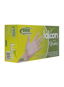 Falcon Vinyl Gloves Large 10x100's