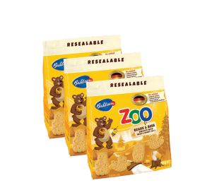 Bahlsen Lebnz Zoo Bers&bees@10 (3x100gm)