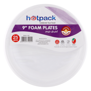 Hotpack Foam Plate Round 9