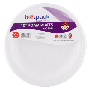 Hotpack Foam Plate Round 10