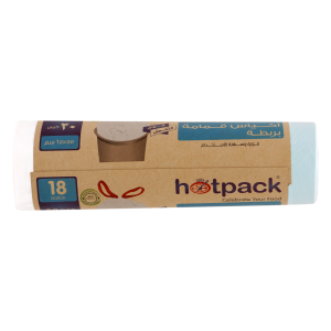 Hotpack Garbage Bg D/strng 18g  1x30's White (55