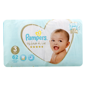 Pampers P/care Med (3) S/p  1x62's