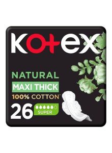 Kotex Pads Maxi Spr 26's 30%of 6x26's