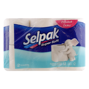Selpak Toilet Roll Super Soft  1x12's 79503