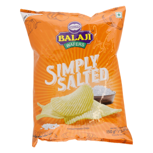 Balaji Chips Potato Salted 24x150gm