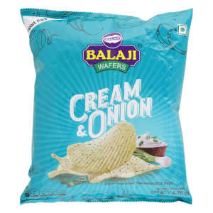 Balaji Chips Cream&onion 24x135gm