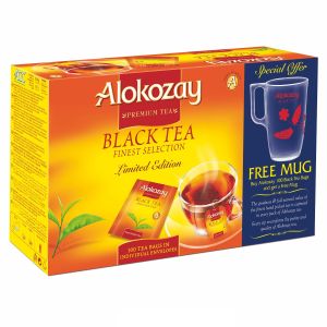 Alokozay Tea Bag's Blk +mug 1x100's - Pc