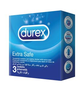 Durex Extra Safe 1x3's