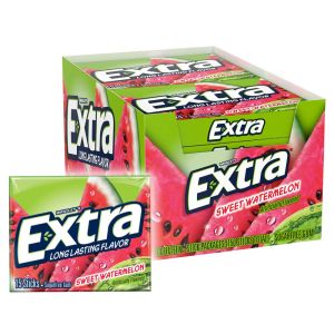 Extra Sweet Watermelon Chewing Gum 30X10X14GM - Outer