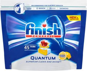 Finish D/wash Quantum Lemon 1x40s