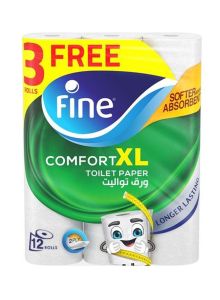 Fine Toilet Roll Cmfrt Xl 9+3 5x12's