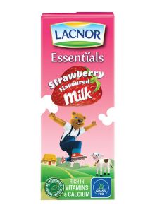 Lacnor Flavoured Milk 32 X 180ml - Strawberry-mar