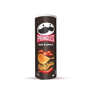 PRINGLES CHIPS HOT & SPICY 19x165gm