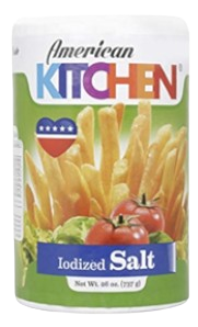 American Kitchen Iodized Salt Spl Price 3x26 Oz
