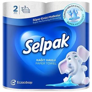 Selpak House Hold Towel 1x2s