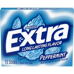 Wrgleys Extra Chewing Gum Peppermint 20x30x10