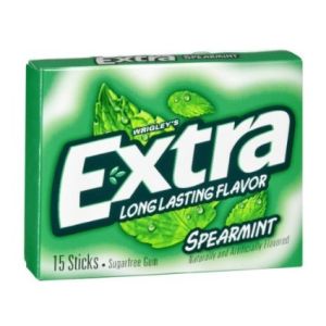 Wrgleys Extra Chewing Gum Spearmint 20x30x10
